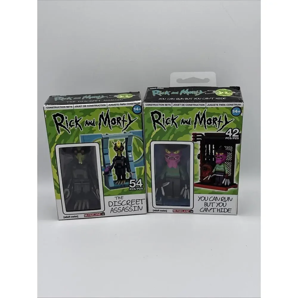 Rick and Morty McFarlane Toys - Krombopulos Michael & Scary Terry - New Sealed